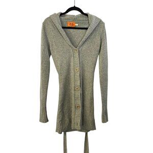 Juicy Couture Womens Gray Cashmere Cardigan Sweater Size S